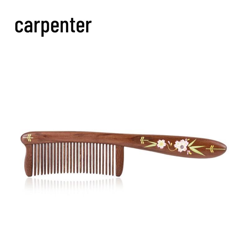 Подарочный набор гребней Tan Mujiang с инкрустацией из цветков персика