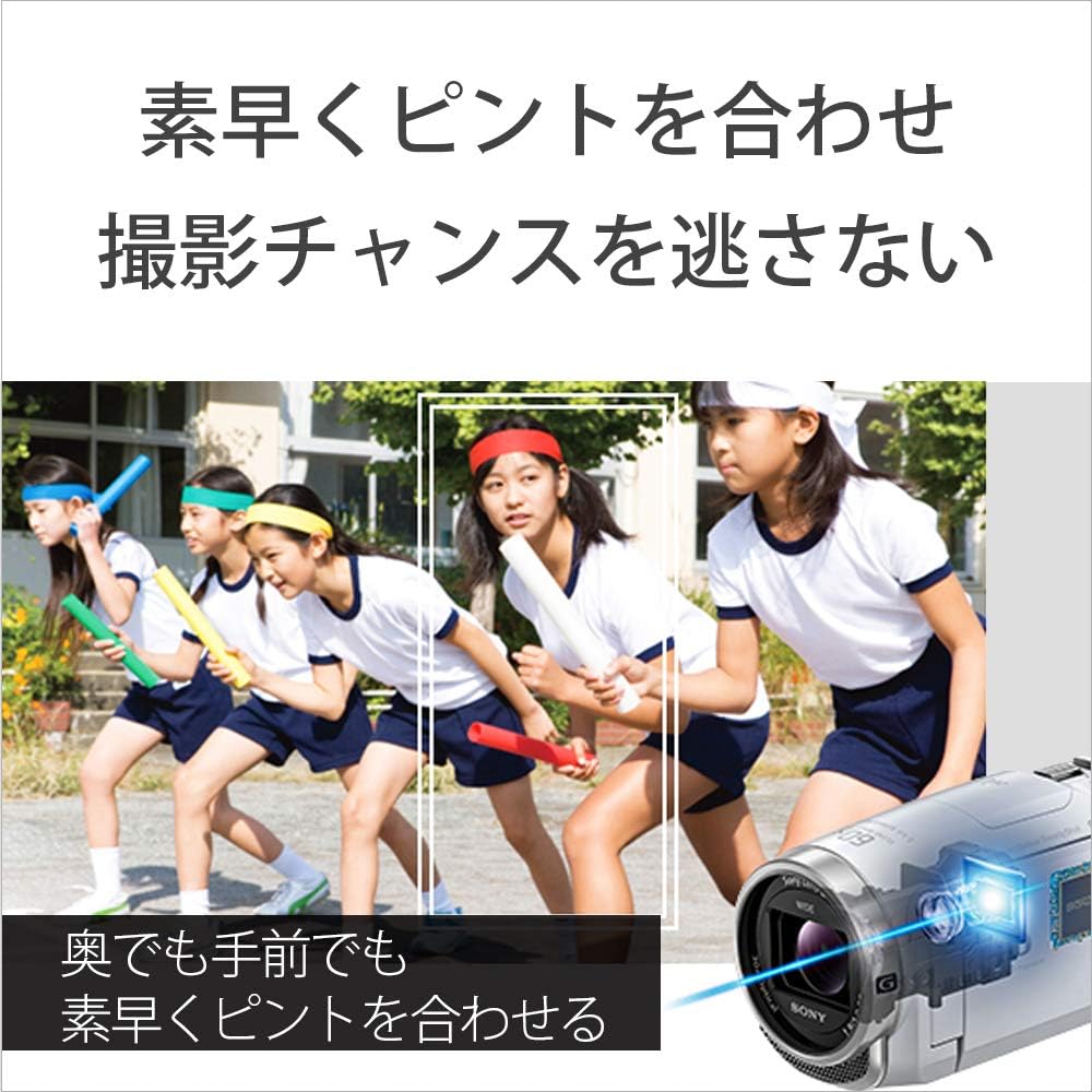 Sony Handycam Video 30x Optical 64GB Bronze TI Camera, Zoom, Built-in Memory, Brown, HDR-CX680