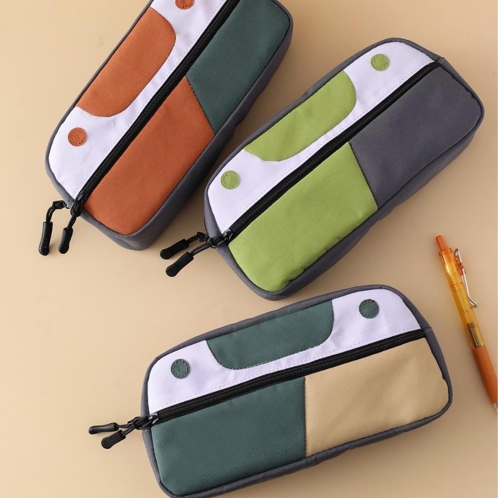 Large Capacity Pencil Pouch Cartoon Pen Bag Fashion Students Pencil Case School Supplies