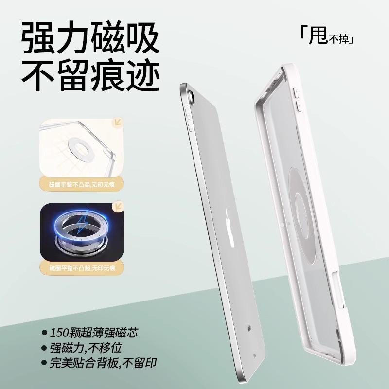 Magnetic Detachable Folio Case IPad Pro 11 Inch Mini 7 With 360 Rotation Stand Acrylic Full Cover Protective Shell