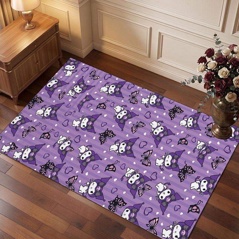 Kuromi Rug Soft Thick Non Slip Floor Carpet for Bedroom Living Room Home Decor
