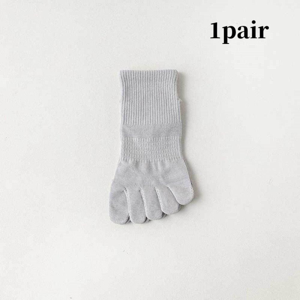 1 Pair Cotton Toe Socks with Separate Fingers Low Cut Ankle Socks Soft Women's Socks  Summer
