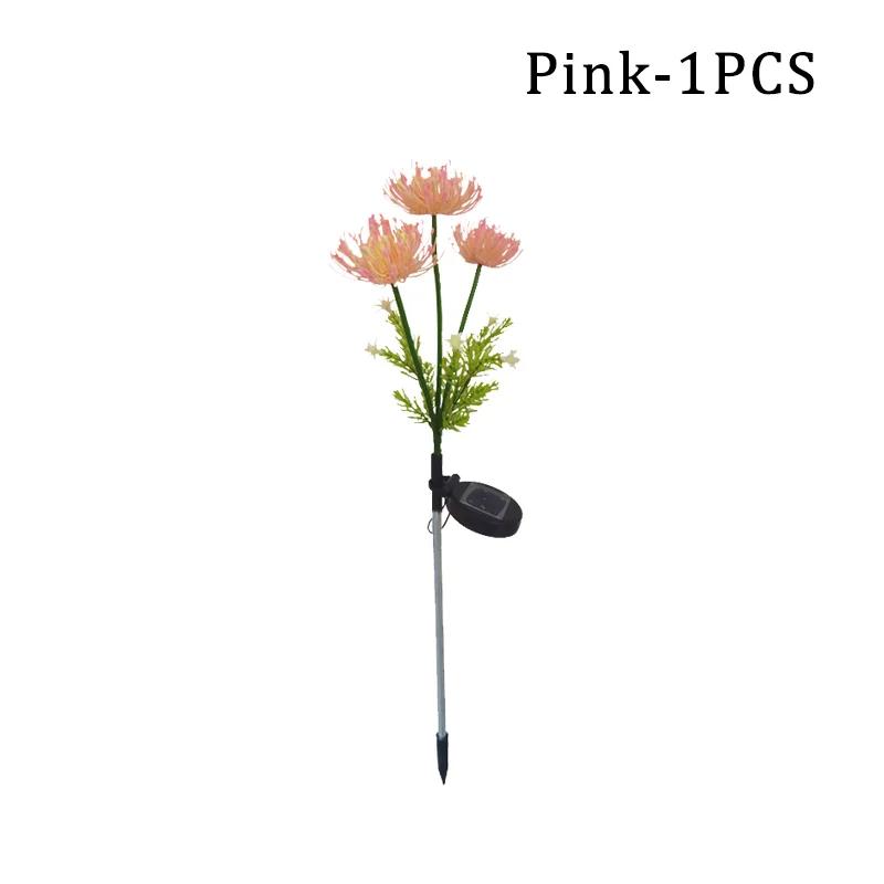 Солнечные садовые светильники, солнечные светильники для цветов со светящимися цветочными стеблями, солнечные светильники для улицы, для украшения сада и двора, подарок