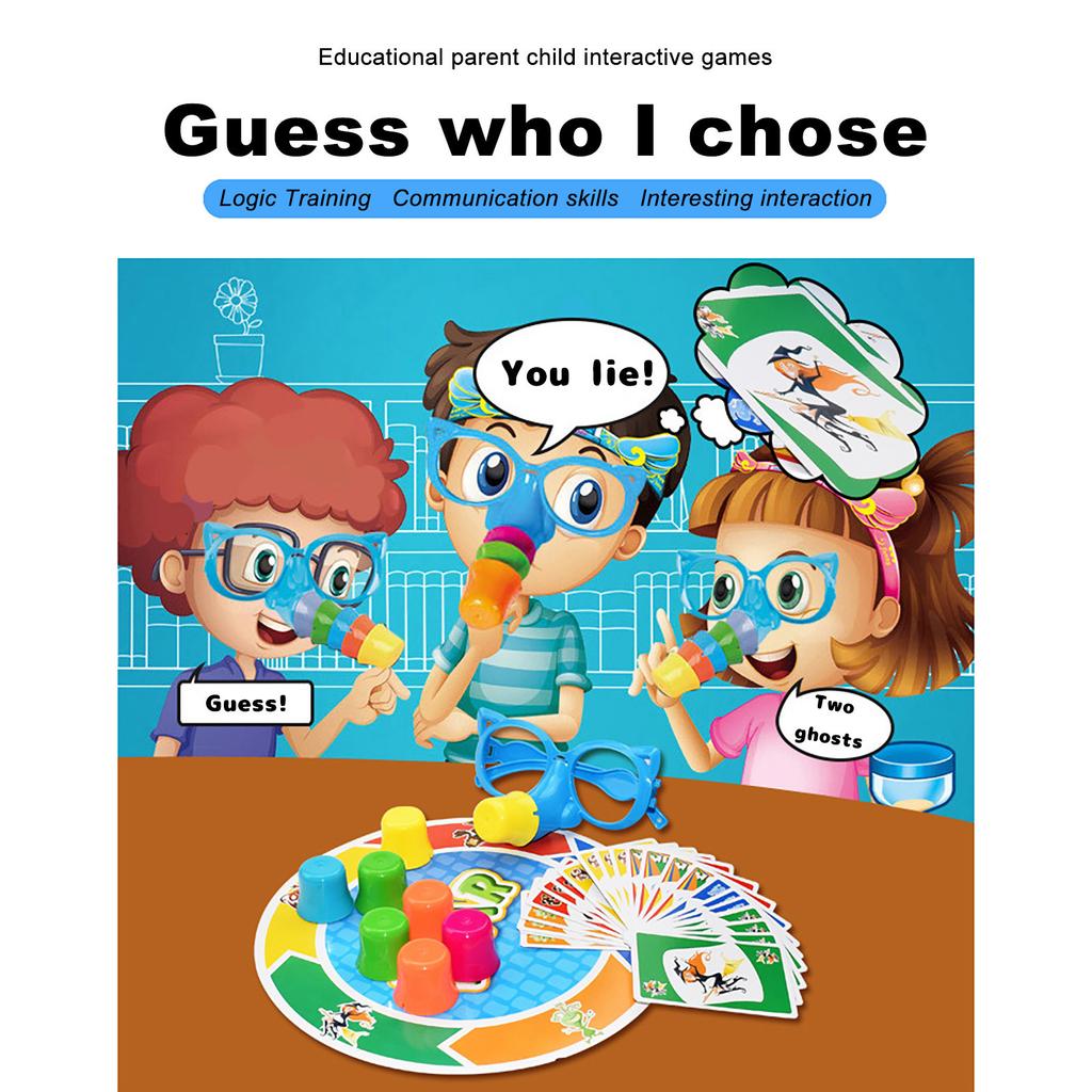 Семейная настольная игра «Растущий нос», интересные семейные интерактивные игрушки