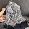 Luxury Brand Autumn Cashmere Pashmina Shawl Lady Wrap Warm Winter Scarves Design Print Female Foulard Cotton Stoles Scarf