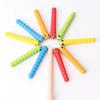 Montessori Educational Wooden Toys Wand Worms For Catch Worm Game Strawberry Grasping Baby Wooden Children Toys Accessories