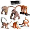 Pvc Animal Model Toy Set With Realistic Monkey And Gorilla Figures For Kids Collectors