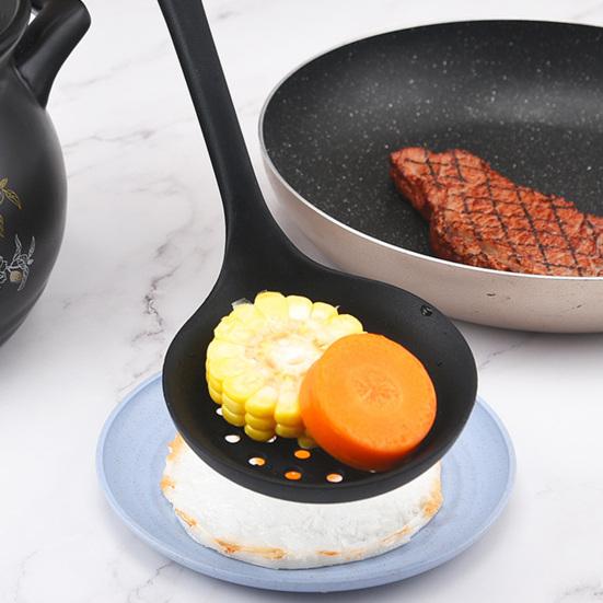 Spatula Non-stick Heat-resistant Silicone Flexible Colander Rice Scoop Handy Baking Scraper