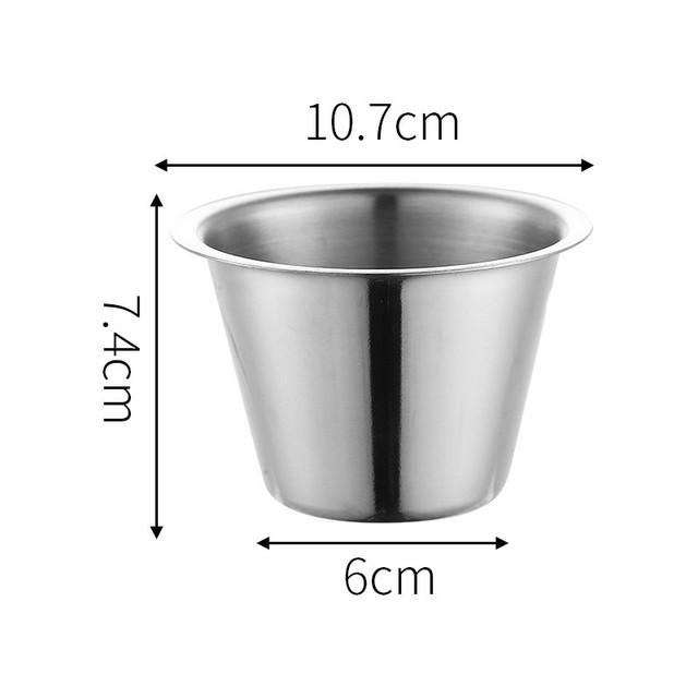 304 Stainless Steel Small Seasoning Dish Kitchen Sauce Cup Ketchup Dipping Bowl Appetizer Plates Sushi Vinegar Soy Saucer