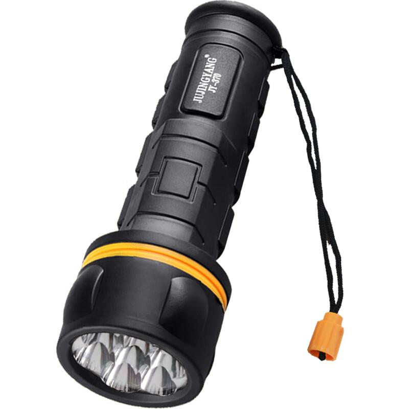 Прочный резиновый фонарик JY-370