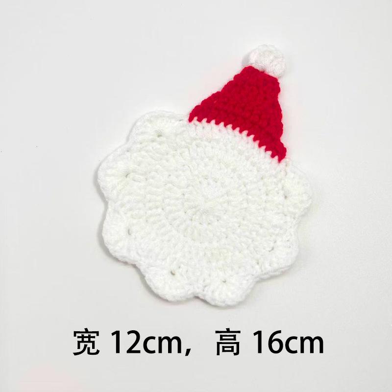 Готовый продукт новый милый стиль инс маленький цветочный подстаканник подставка под тарелку теплоизоляционная подставка ручная работа шерсть вязание крючком