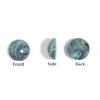 10pcs/lot Round Blue Wave Pattern Circular Cabochon For Jewelry Making Natural Stone Beads DIY Earring Bracelet Rings Necklace