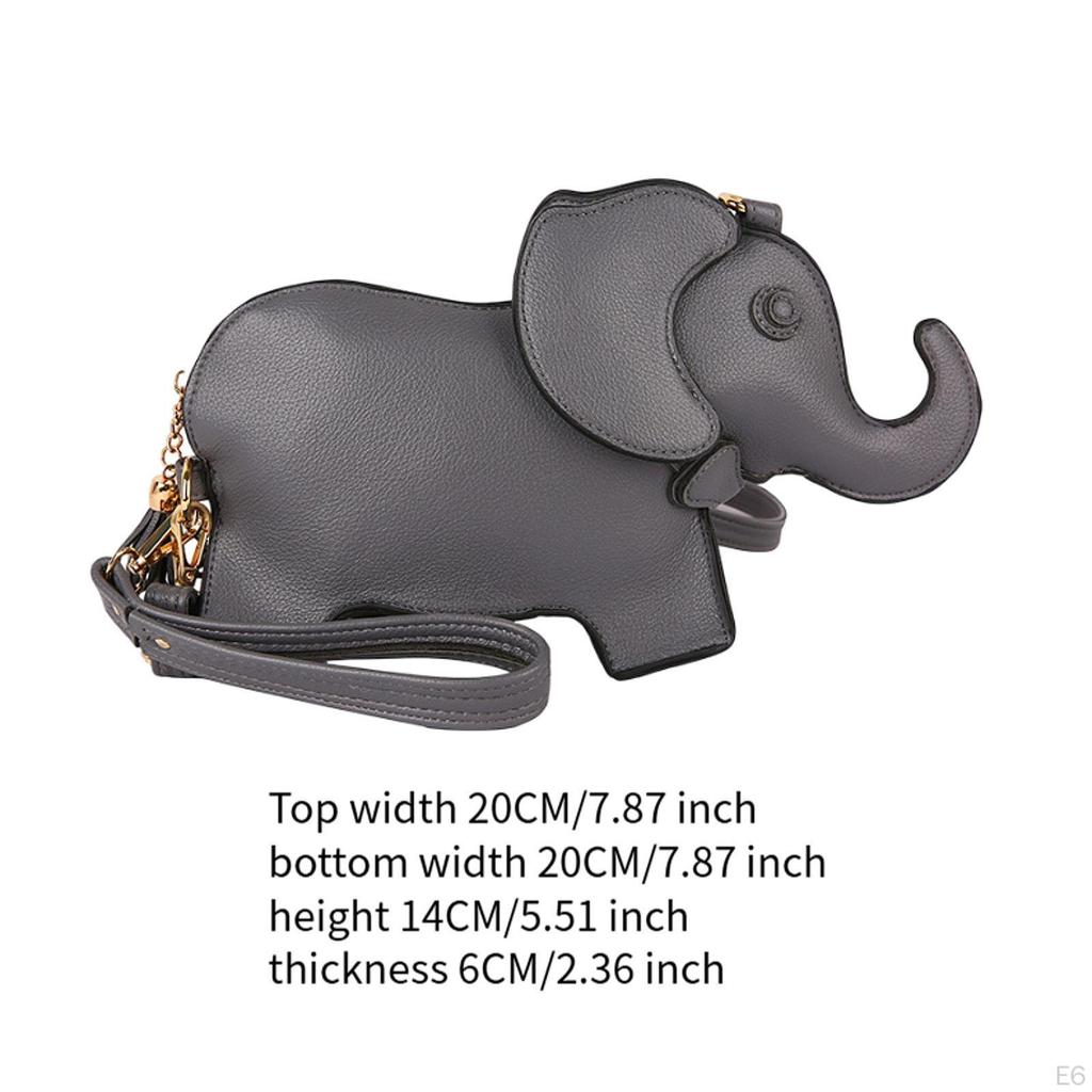 Сумка через плечо в форме слона, забавная сумка для вечеринки на открытом воздухе, летней работы