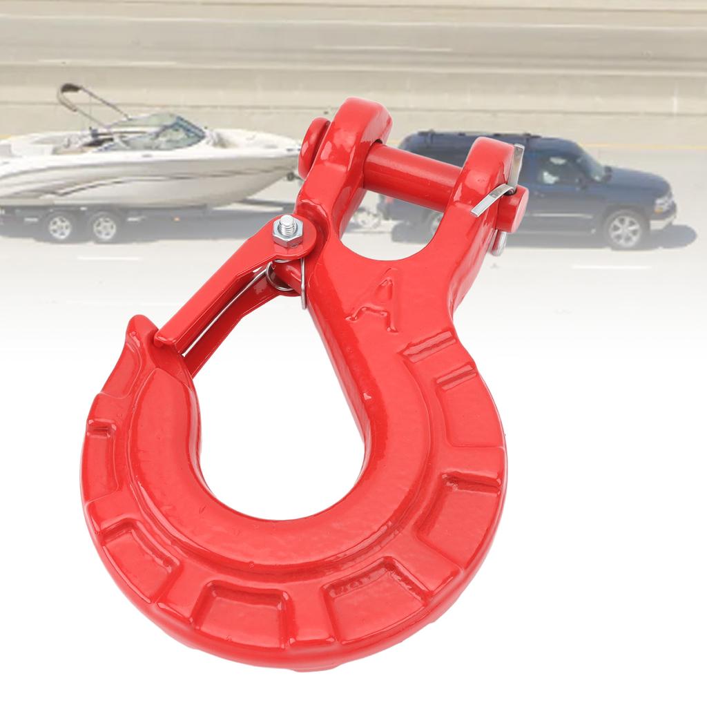 Trailer Chain Hook 3Celsius8in Alloy Steel 15T Versatile Secure Connection   Chain Hook for Truck Transport Tow Winch Hook