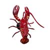 Yousheng Simulated Lobster Refrigerator Magnet Movable Joints Realistic Home Office Kitchen Locker Fridge Magnetic 3D Crayfish Decoration Ornament