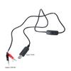 Зажимы типа «крокодил» USB-вход 5 В 2 А на выход 9 В 0,6 А, адаптер питания, кабель для камеры безопасности и беспроводных маршрутизаторов