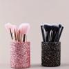 1pc Bling Sequins Makeup Brush Holder, Cute Glitter Vanity Decor Organizer, Cosmetic Brushes Comb Pen Storage Holders Cup - Gift Set Mother's Day Gift