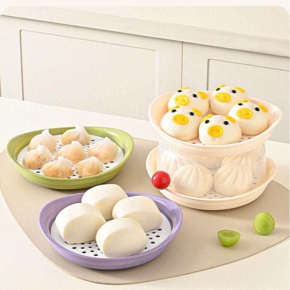 Food Grade Microwave Oven Steamer Quick Cookware Microwave Steamer Rice Steamer Steamed Eggs