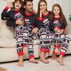 Christmas Parent Child Family Set Home Furnishings Christmas Pajamas Two Piece Set