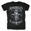 Харадзюку Металкор Avenged Sevenfold Рок Мужская Футболка Хип-Хоп Уличная Одежда Футболка Хэви-Метал Мода Повседневная Футболка Женская