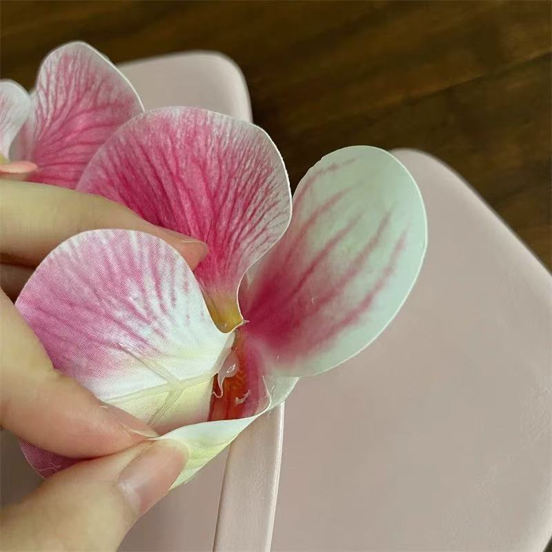 Шлепанцы Fairy Style Fake Seaside для женщин, Niche Evening Breeze, пляжные сандалии в форме лепестков, тапочки с открытым носком и плоской подошвой