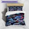 3pcs Hashibira Inosuke Design Cover Set - HD Printed Bedding with 1 Cover and 2 Pillowcases - Perfect for Home and Dorm Decor