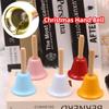 Navidad 2022 Christmas Hand Bell Snuggling Jingle Bells Gold School Table Bell Restaurant Supplies Xmas Noel New Year 2023 Children Gifts
