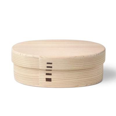 Akita Odate Ryobian Неокрашенный Магеваппа Кобан Бенто 480мл (Маленький)