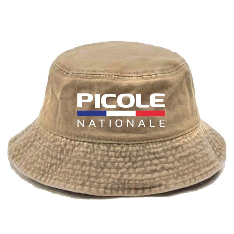 Панама Picole Nationale Шляпа-ведро Потертые Шляпы Кепка Стирка Унисекс Ретро Для улицы Летняя Кепка Picole Шляпа-боб Шляпы Панама