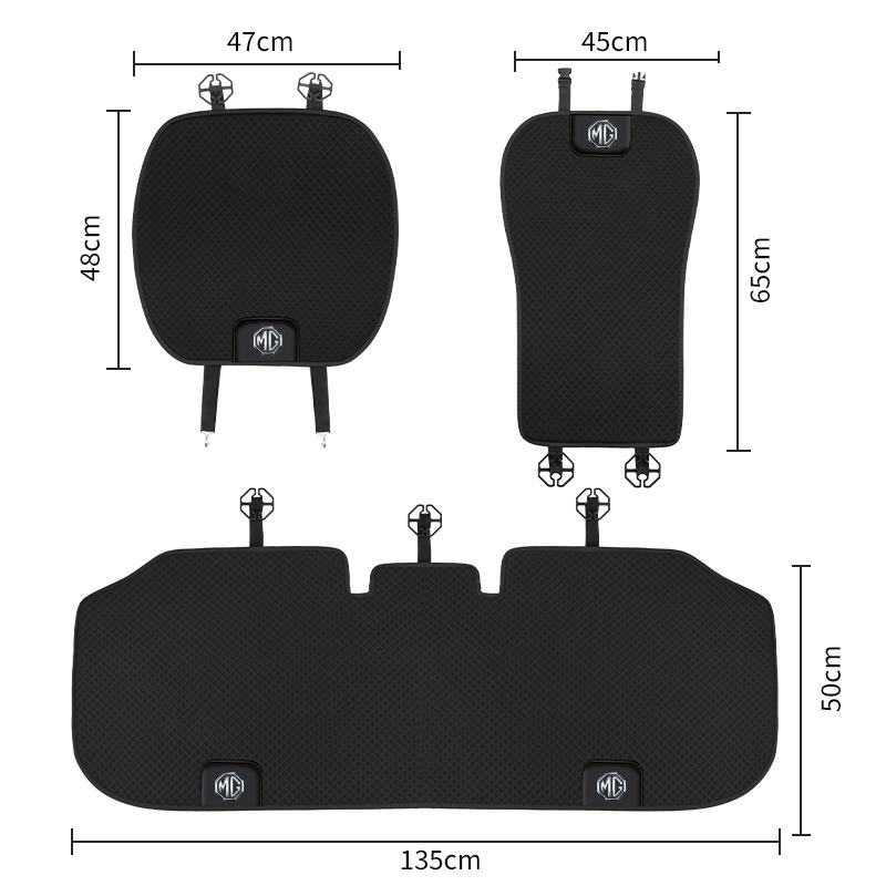 Car Seat Cushion Summer Cool Cushion Ice Silk Seat Cover Car Front Rear Seat Cushion For MG 6 3 5 TF ZR ZS HS GS GT RX5 350 550 csh1