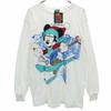 Unused SHERRY’S 90s Disney USA Made Old Deadstock Mickey Mouse Long Sleeve T-shirt Men's Used