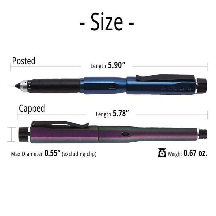 Mitsubishi Pencil Kurutoga Dive 0,5 мм Густой зеленый 301481000