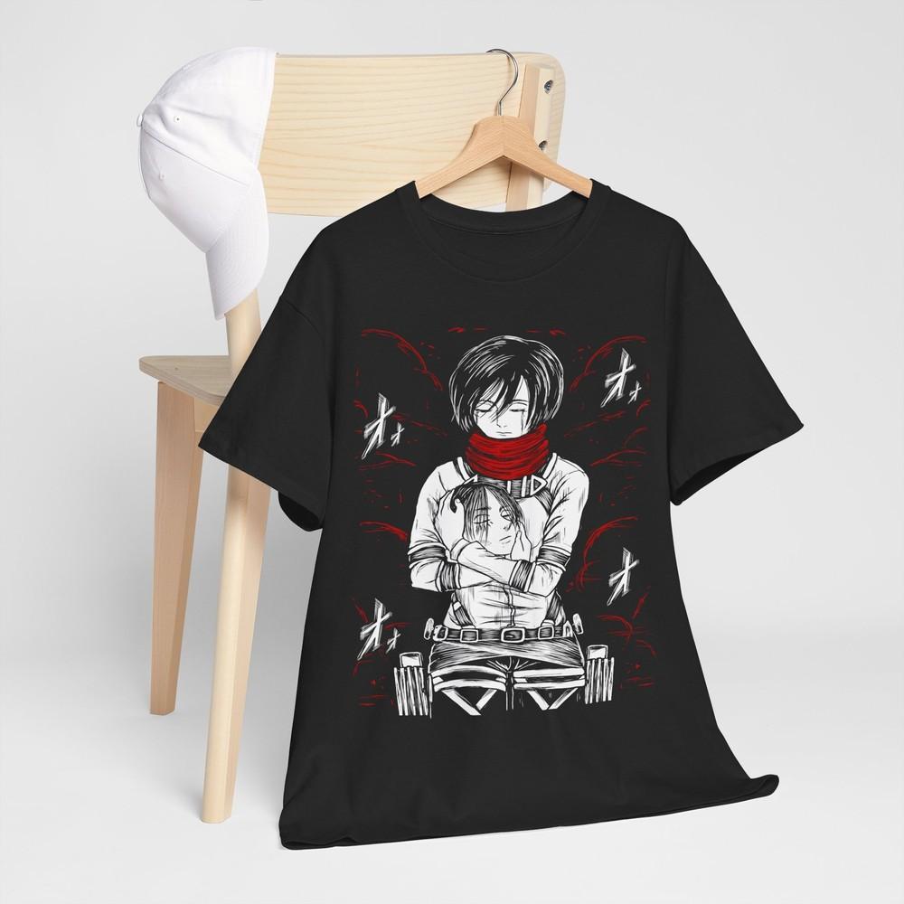 Mikasa Shingeki No Kyojin Anime Horror Shirt Attack On Titan Tshirt All Sizes