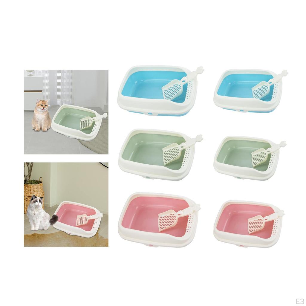 Открытый лоток для кошек Kitty Tray Горшок Туалет Подкладка для кролика