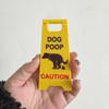 Mini Cat Pee Signs ABS Floor Dirty Warning Sign Funny Dog Poop Sign  Humorous Cat Decor