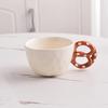 Alkali Water Biscuit Shaped Mug Ceramic Cup&saucer Dining Table Coffee Cup Tea Mugs Afternoon Tea Teacup Fruit Juice Container