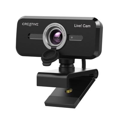 Creative Cam Sync 1080p V2 Веб-камера для удаленной работы, онлайн-встреч, защиты конфиденциальности, с крышкой для объектива, для Windows 11, с программным обеспечением для шумоподавления. Прямой эфир! LC-SYN18V2