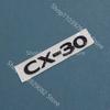 for Mazda CX-30 black front logo, middle grille sticker, CX30 rear logo, luggage compartment logo accessory sticker carbon fiber GF2