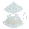 Niannyyhouse 20cm Plush Clothes Wedding Suit Cotton Doll Accessories Dress-Up (G)