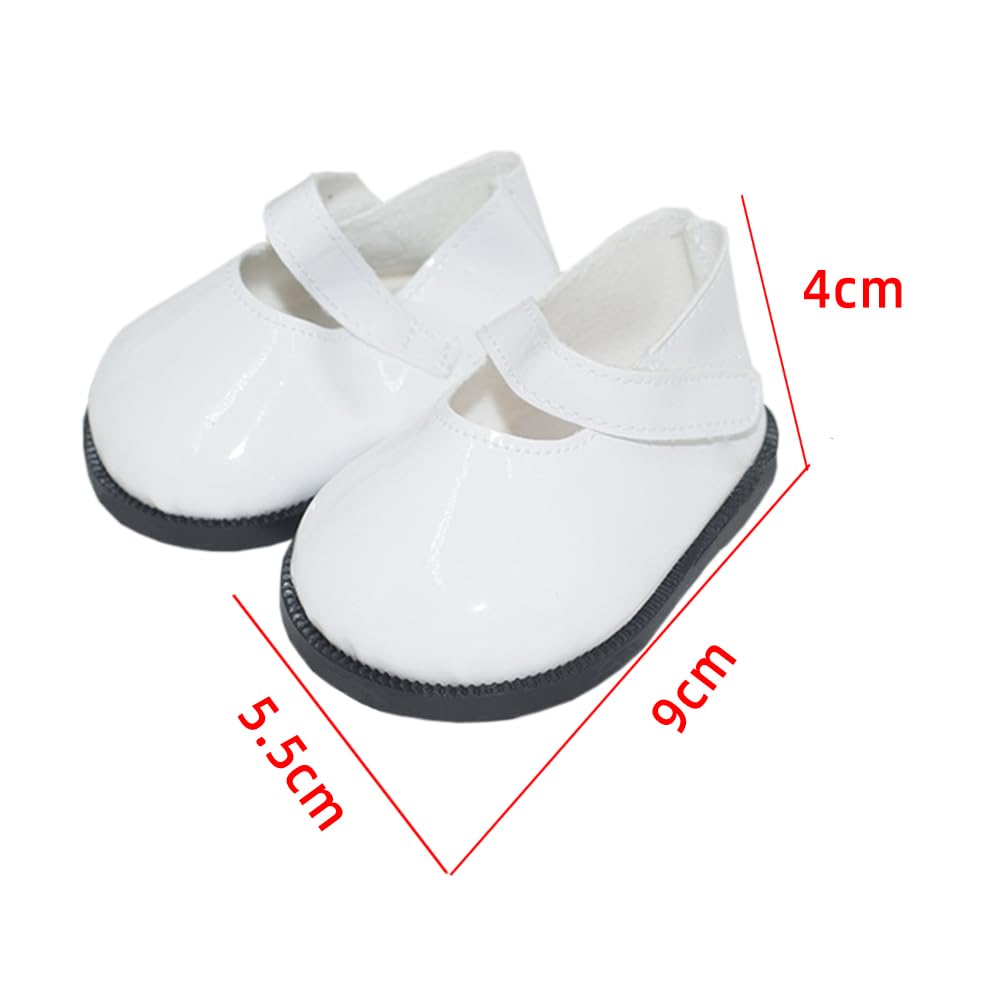 Niannyyhouse 40см Плюшевые Кожаные Туфли (Длина обуви: приблизительно. 9см) Хлопковая кукла для переодевания с кукольными аксессуарами (В-1)