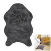 [A0557] - Gray 'Scarlett' Fur Rug - 90x60 Cm