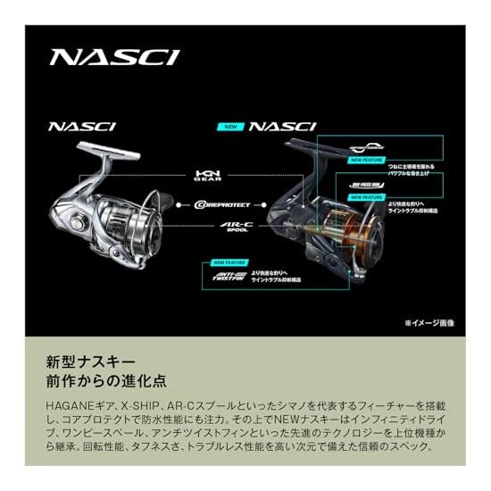 Спиннинговая катушка SHIMANO 26 NASCI 1000