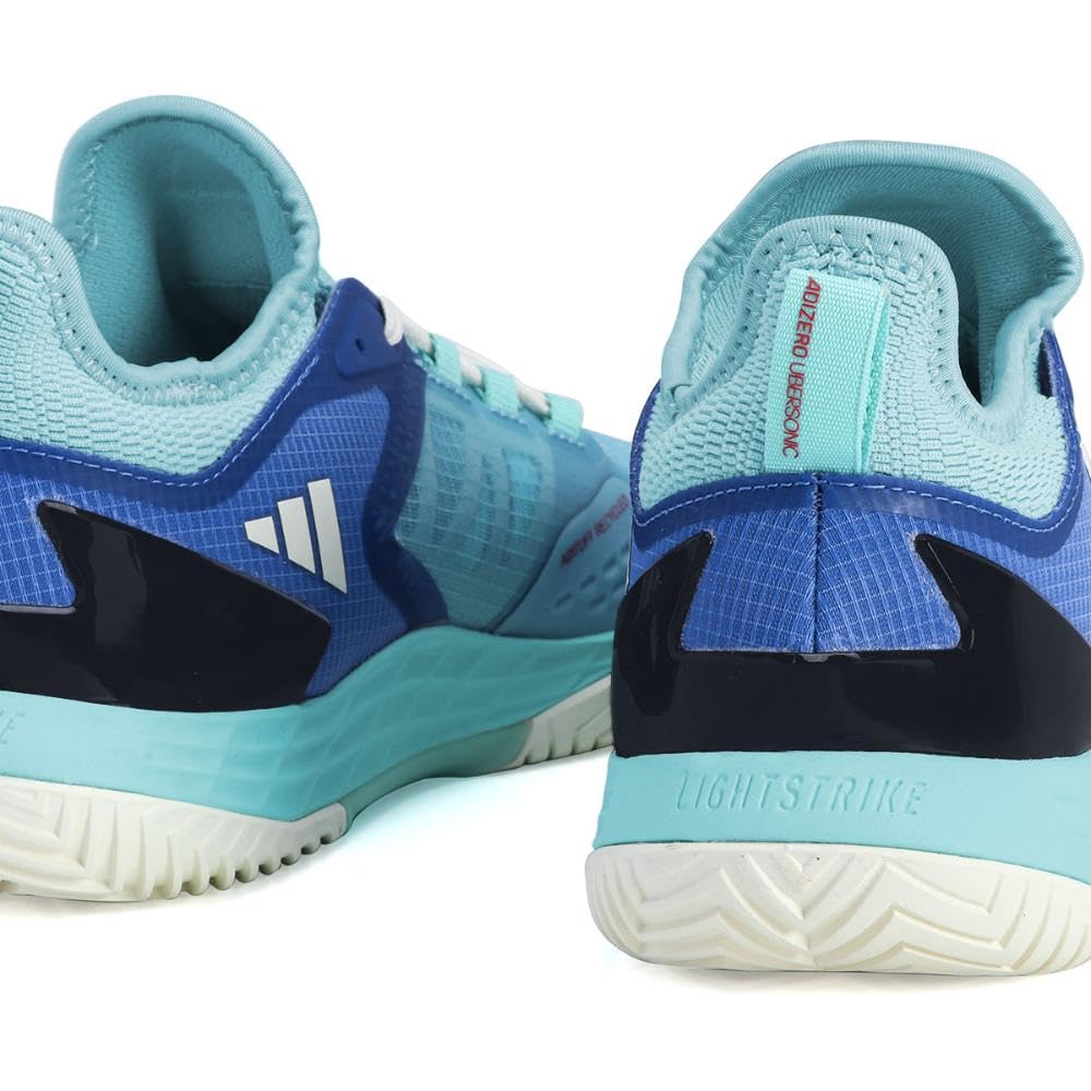 Кроссовки для тенниса Adizero Ubersonic Tennis LZO19 Light Aqua cm [Adidas] 4.1 Мужские Aqua/Off White/Flash (ID1562) +24,5