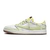 Jordan X Travis Scott Air Jordan 1 Green Mango Крючок Коробка Нескользящие Низкие Винтажные Баскетбольные Кроссовки Женские DZ4137-700(Команда2042-  )