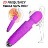 20-скоростная вибрационная стимуляция клитора, секс-игрушка для взрослых, дилдо, точка G, большая AV-палка, стимулятор клитора, вагина, эротический продукт, массажер