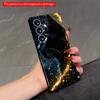 2DFlat Samsung phone case Golden Cat Cosmic Glow Phone Case Applicable to Galaxy S23 S24 S25ULTRA S26 A12 A14 A15 A16 A54 A55