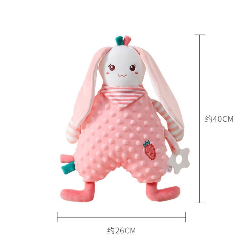 Модный детский плед Плюшевые игрушки Детский подарок Кукла для раннего развития ребенка Дизайн мультяшной куклы Тренировка способности ребенка к захвату Souptoys