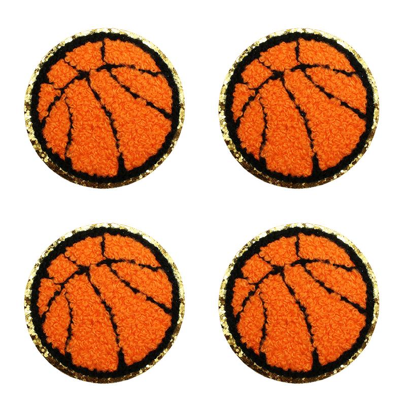 10pcs Wholesale Basketball Series Iron On Patches For Clothing Jackets Diy Towel Embroidered Patches Jackets Jeans Backpack 