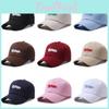 Vintage Embroidery Letter Baseball Cap Outdoor Breathable Peaked Gifts Caps