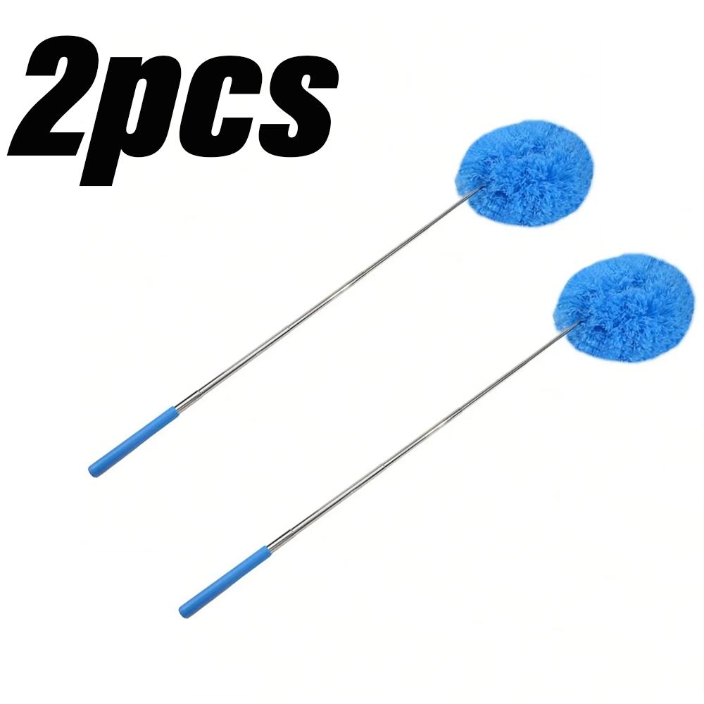 Microfiber Fan Cleaner With Extension Bar Dust Brush Removable and Washable for High Ceilings Furniture Household Cleaning Tools